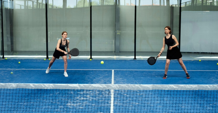 Padel Court Construction Banner